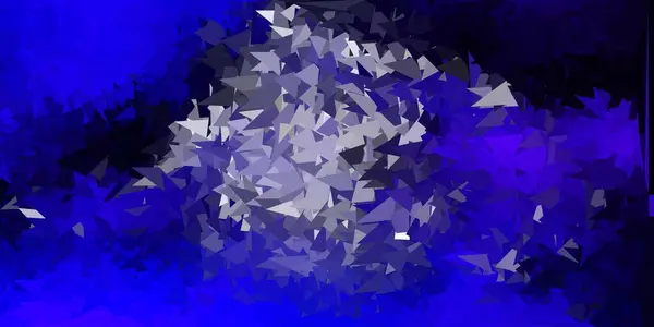 Vetor Roxo Escuro Padrão Mosaico Triângulo Ilustração Abstrata Moderna Com — Vetor de Stock