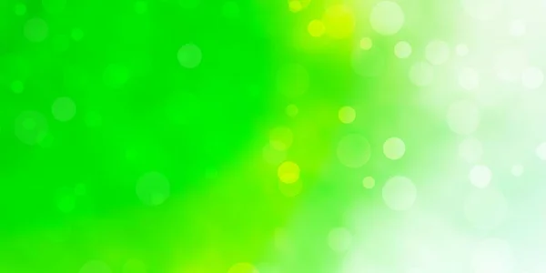 Светло Зеленая Векторная Текстура Кругами — стоковый вектор
