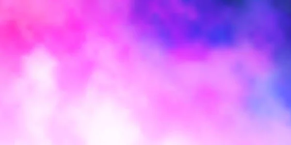 Light Purple Pink Vector Layout Cloudscape — Stock Vector