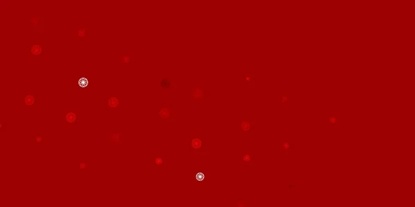 Světle Červené Vektorové Uspořádání Kruhovými Tvary Ilustrace Množinou Zářících Barevných — Stockový vektor