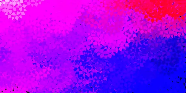 Luz Púrpura Fondo Vectorial Rosa Con Formas Poligonales Ilustración Abstracta — Vector de stock