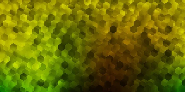 Σκούρο Πράσινο Κίτρινο Διανυσματικό Πρότυπο Αφηρημένες Μορφές Εικονογράφηση Πολύχρωμα Σχήματα — Διανυσματικό Αρχείο