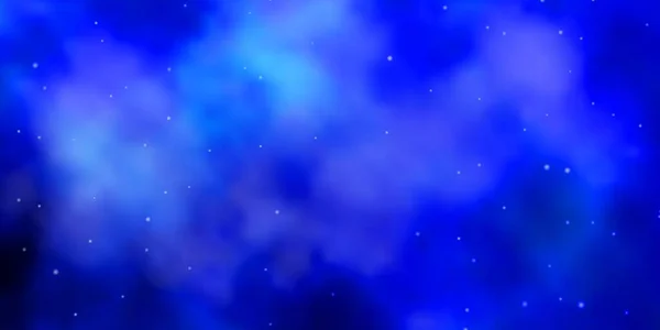 Light Blue Vector Texture Beautiful Stars — Stock Vector