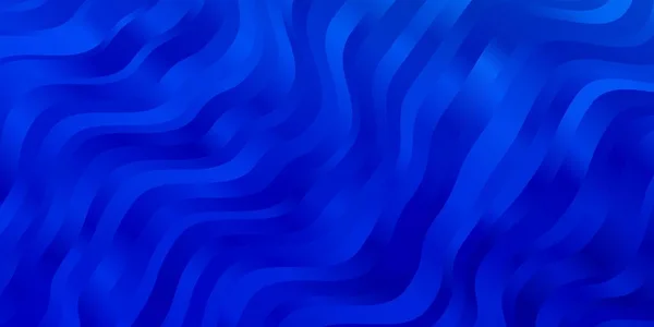 Modèle Vectoriel Bleu Clair Avec Lignes Courbes — Image vectorielle