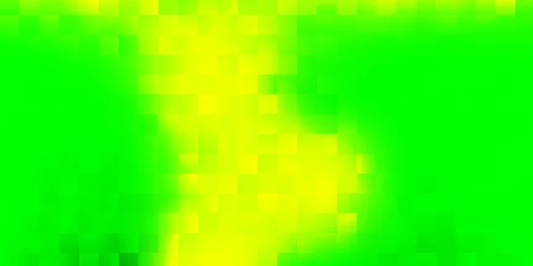 長方形の明るい緑 黄色のベクトル背景 シンプルな長方形で抽象的なグラデーションイラスト あなたのソーシャルネットワークデザインの基礎 — ストックベクタ