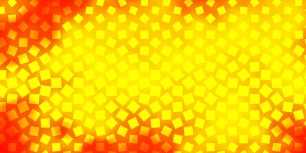 Světle Oranžový Vektorový Obrazec Čtvercovém Stylu — Stockový vektor
