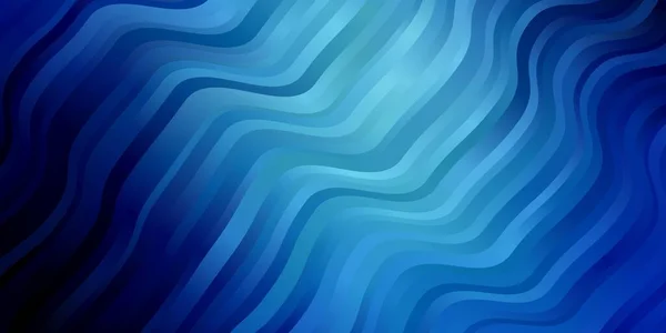 Light Blue Vector Background Bent Lines — Stock Vector