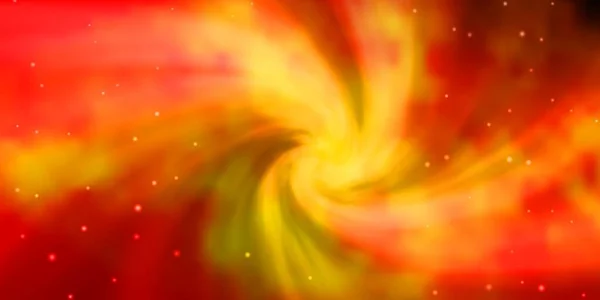 明るい星とダークオレンジベクトルレイアウト — ストックベクタ