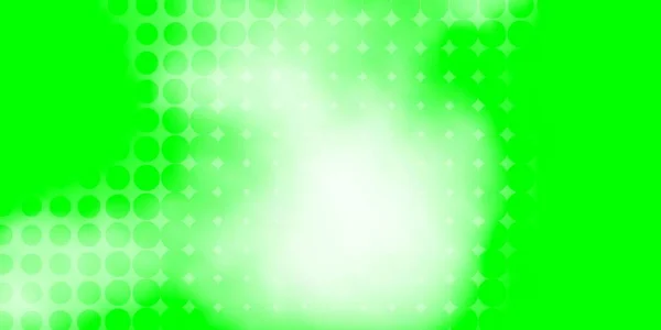 Світло Зелений Векторний Візерунок Колами — стоковий вектор