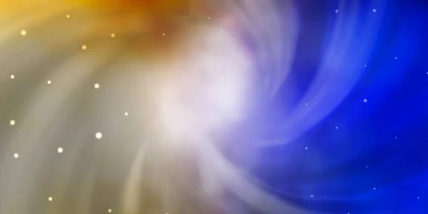 Ανοιχτό Μπλε Κίτρινο Διανυσματική Υφή Όμορφα Αστέρια — Διανυσματικό Αρχείο