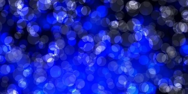 Fundo Vetorial Azul Escuro Com Pontos Glitter Ilustração Abstrata Com — Vetor de Stock