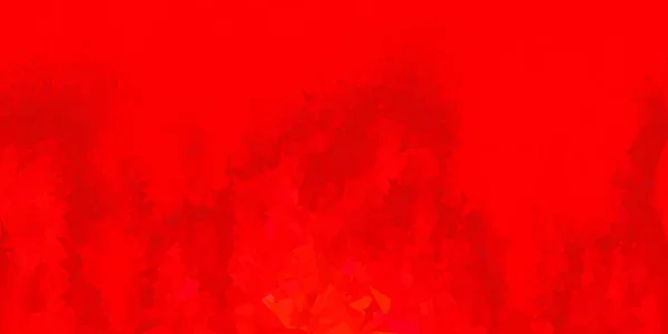 Trama Poli Triangolo Vettoriale Rosso Scuro Giallo Illustrazione Decorativa Colorata — Vettoriale Stock