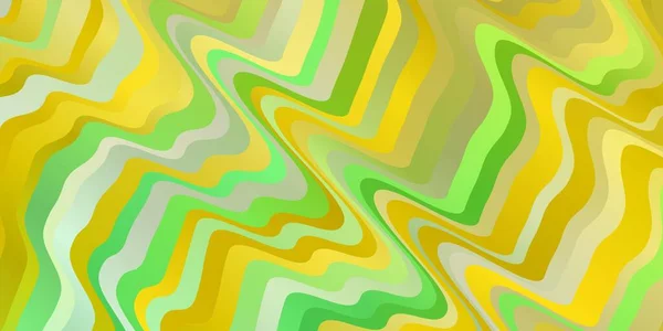 Vert Clair Motif Vectoriel Jaune Avec Lignes — Image vectorielle