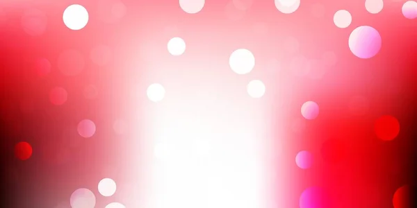 Светло Розовая Красная Векторная Компоновка Кружочками Абстрактный Декоративный Дизайн Градиентном — стоковый вектор