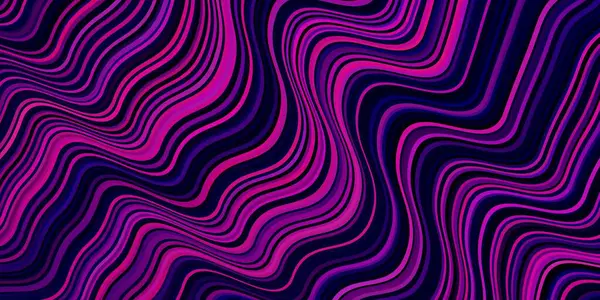 Fundo Vetor Roxo Escuro Com Linhas Dobradas Moderna Ilustração Abstrata — Vetor de Stock