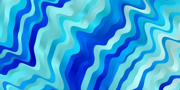 Modèle Vectoriel Bleu Clair Avec Des Lignes Douces — Image vectorielle