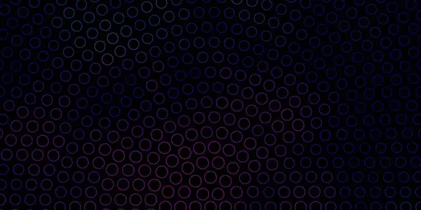 濃いピンク 円の青いベクトルテンプレート — ストックベクタ