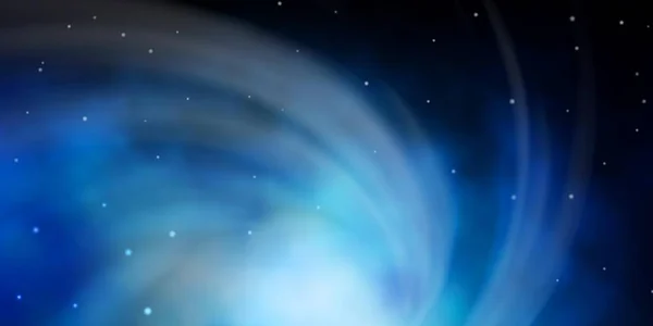 Aspectul Vectorial Întunecat Blue Stele Strălucitoare — Vector de stoc