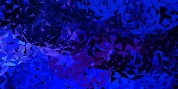 Темно Розовый Синий Векторный Узор Многоугольными Вставками Выдающаяся Абстрактная Иллюстрация — стоковый вектор