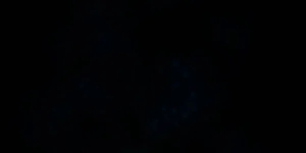 Patrón Vectorial Azul Oscuro Con Estrellas Abstractas — Archivo Imágenes Vectoriales