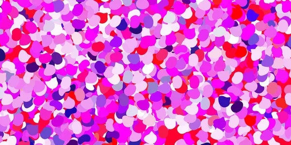 Светло Фиолетовый Розовый Векторный Узор Розовыми Вставками Красочные Абстрактные Формы — стоковый вектор