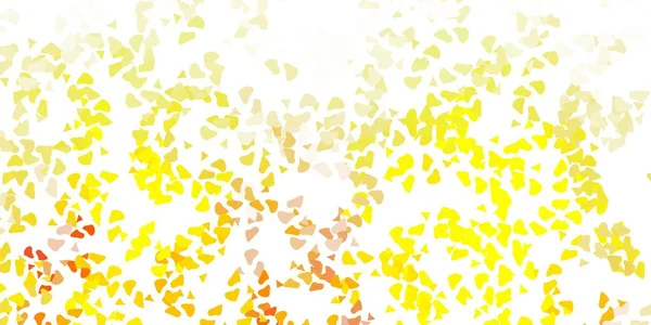 노란색 벡터는 스러운 모양을 배경으로 합니다 추상적 방법으로 형태를 설명해 — 스톡 벡터
