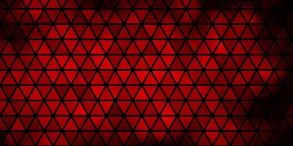 Dark Red Vector Background Polygonal Style Triangles Abstract Background Colorful — Stock Vector