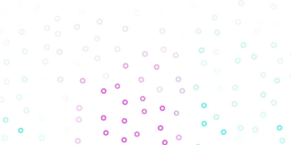 Ljusrosa Blå Vektorstruktur Med Diskar Glitter Abstrakt Illustration Med Färgglada — Stock vektor