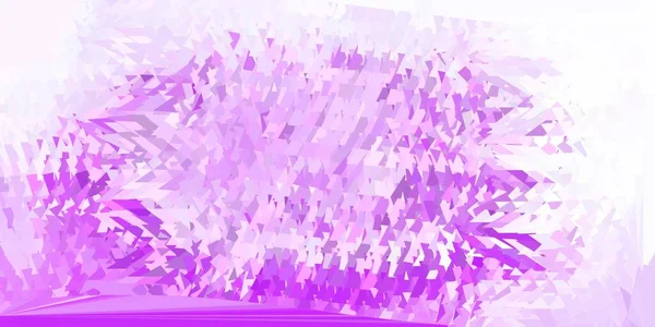 Lys Lilla Vektor Trekant Mosaik Kulisse Elegant Abstrakt Illustration Med – Stock-vektor