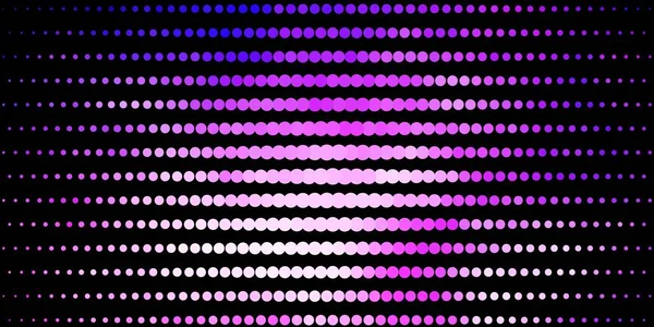 Lichtpaarse Roze Vector Textuur Met Cirkels — Stockvector