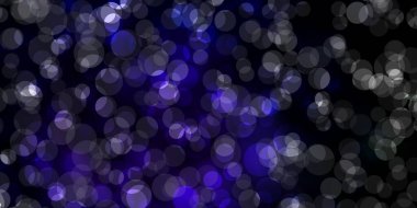 Koyu pembe, baloncuklu yeşil vektör arkaplan. Doğa tarzında renkli noktaları olan soyut illüstrasyon. Broşürler, broşürler için desen.