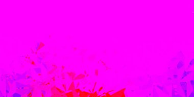 Açık kırmızı vektör üçgeni mozaik zemin. Kırık camlar ve üçgenler. Çok amaçlı uygulama tasarımı.