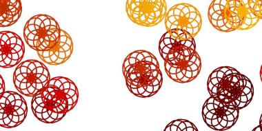 Açık Kahverengi vektör arkaplanı, noktalı. Renkli damlaları olan soyut parlak bir illüstrasyon. Reklamlarınız için tasarım.