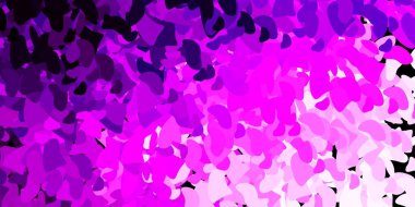 Soyut şekilli açık pembe vektör deseni. Basit gradyan şekilli renkli bir çizim. Duvar kağıdı seti için zarif tasarım.