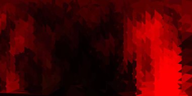 Koyu kırmızı vektör geometrik çokgen duvar kağıdı. Soyut üçgenlerle dekoratif renkli çizimler. Uygulamalar için tasarımınız.