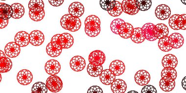 Lekeli açık pembe vektör arkaplanı. Baloncuklu gradyan tarzda soyut dekoratif tasarım. Web siteleri için desen.