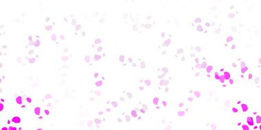 Soyut biçimlere sahip açık mor vektör şablonu. Gradyan rastgele formlarla modern soyut illüstrasyon. Duvar kağıdı seti için zarif tasarım.