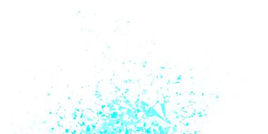 Açık pembe, üçgen formlu mavi vektör düzeni. Renkli soyut üçgenli web materyali çizimi. Reklamlarınıza basit bir ekleme..