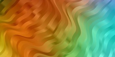 Çizgileri olan hafif Çokrenkli vektör arkaplanı.