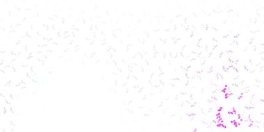 Rastgele biçimlerde açık mor vektör arkaplanı. Soyut tarzda, gradyan formlarda basit tasarım. Duvar kağıdı seti için zarif tasarım.