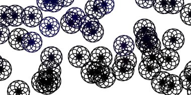 Açık mavi, diskli kırmızı vektör dokusu. Doğa tarzında renkli noktaları olan soyut illüstrasyon. İş ilanları için şablon.