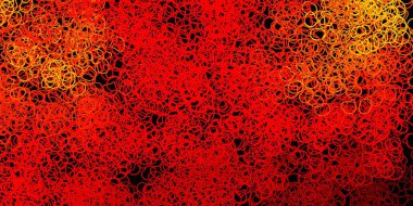 Soyut şekilli koyu turuncu vektör şablonu. Soyut tarzda renkli şekilli bir illüstrasyon. Reklamlarınız için modern tasarım.