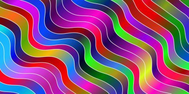 Wry çizgileri ile hafif Çokrenkli vektör şablonu.