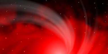 Koyu kırmızı, güzel yıldızlı sarı vektör dokusu.