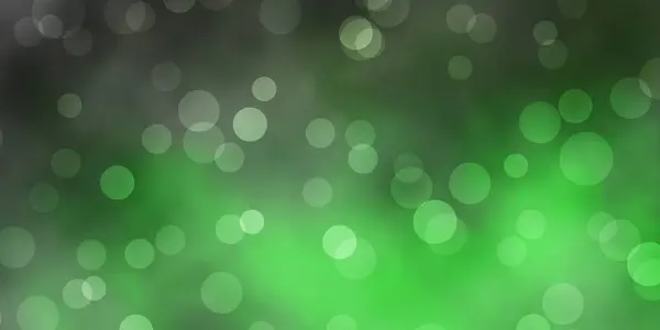 濃い緑のベクトル背景とドット — ストックベクタ