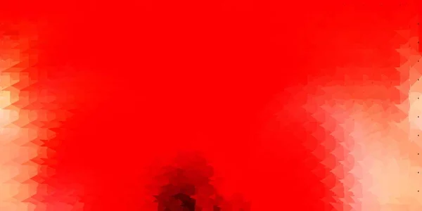 Світло Червоний Векторний Трикутник Мозаїчний Фон Ілюстрація Розбитому Скляному Стилі — стоковий вектор