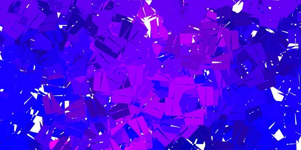 Tmavě Růžové Modré Vektorové Mnohoúhelníkové Pozadí Moderní Abstraktní Ilustrace Polygonálními — Stockový vektor