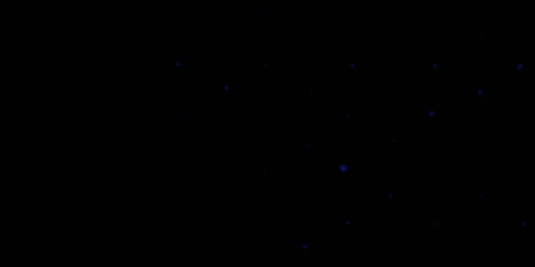 Modello Vettoriale Blu Scuro Con Elementi Coronavirus Illustrazione Astratta Colorata — Vettoriale Stock