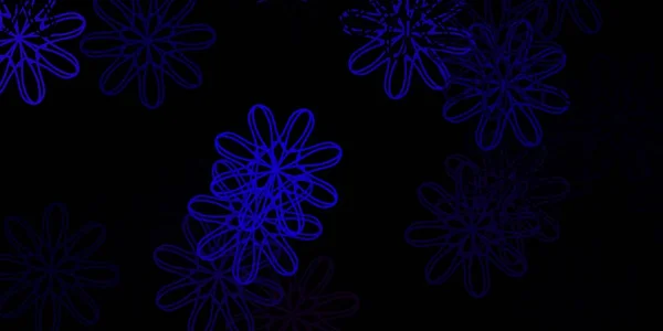 Azul Oscuro Plantilla Vectorial Roja Con Formas Abstractas Diseño Sencillo — Archivo Imágenes Vectoriales