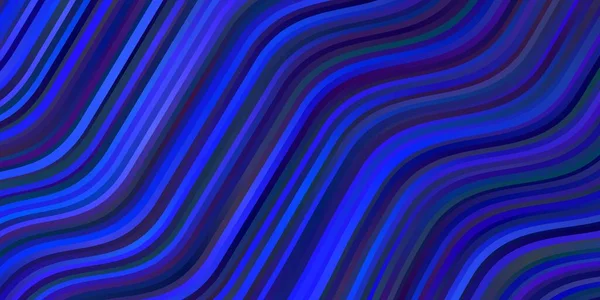 Темный Синий Вектор Искушают Изогнутыми Линиями — стоковый вектор
